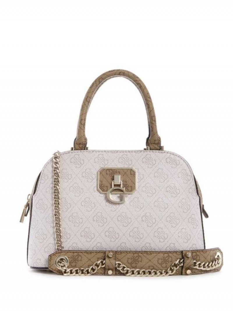 Cartable Guess Alisa Small Girlfriend Femme Argent | 59732-DCLS