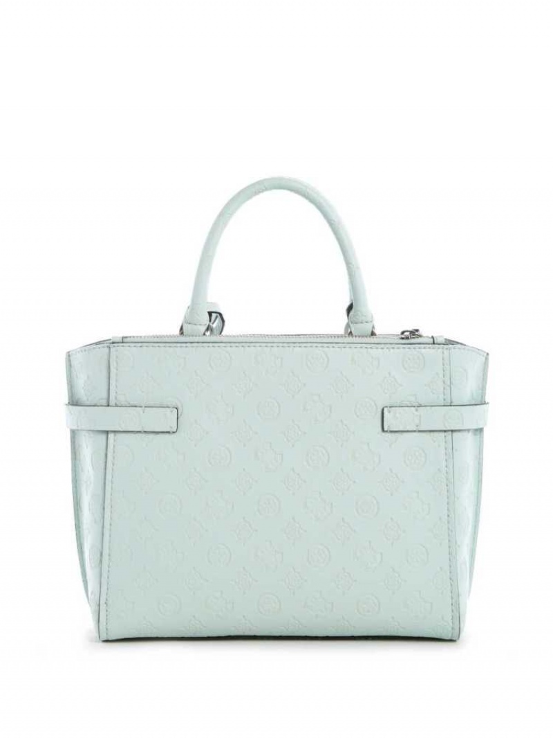 Cartable Guess Bea Society Femme Turquoise Clair | 43859-NKSX