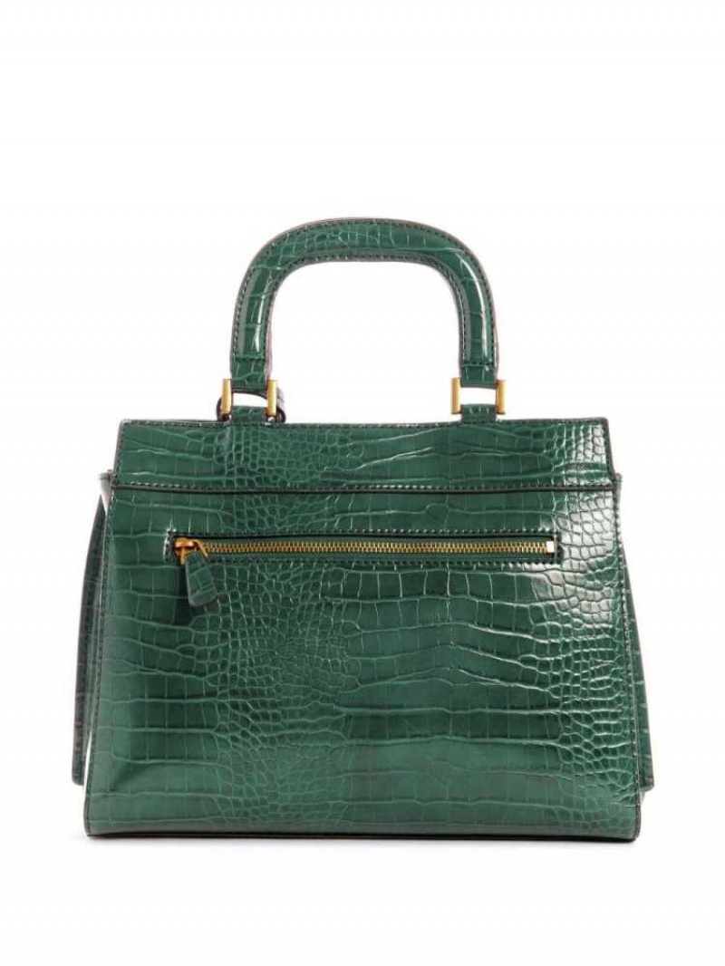 Cartable Guess Katey Croc Luxury Femme Vert | 70856-VTOF