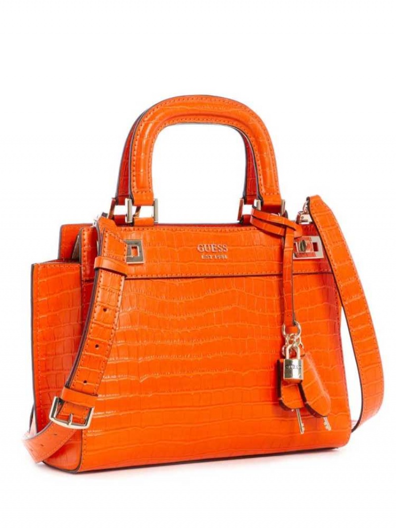 Cartable Guess Katey Girlfriend Femme Orange | 31570-SAOQ