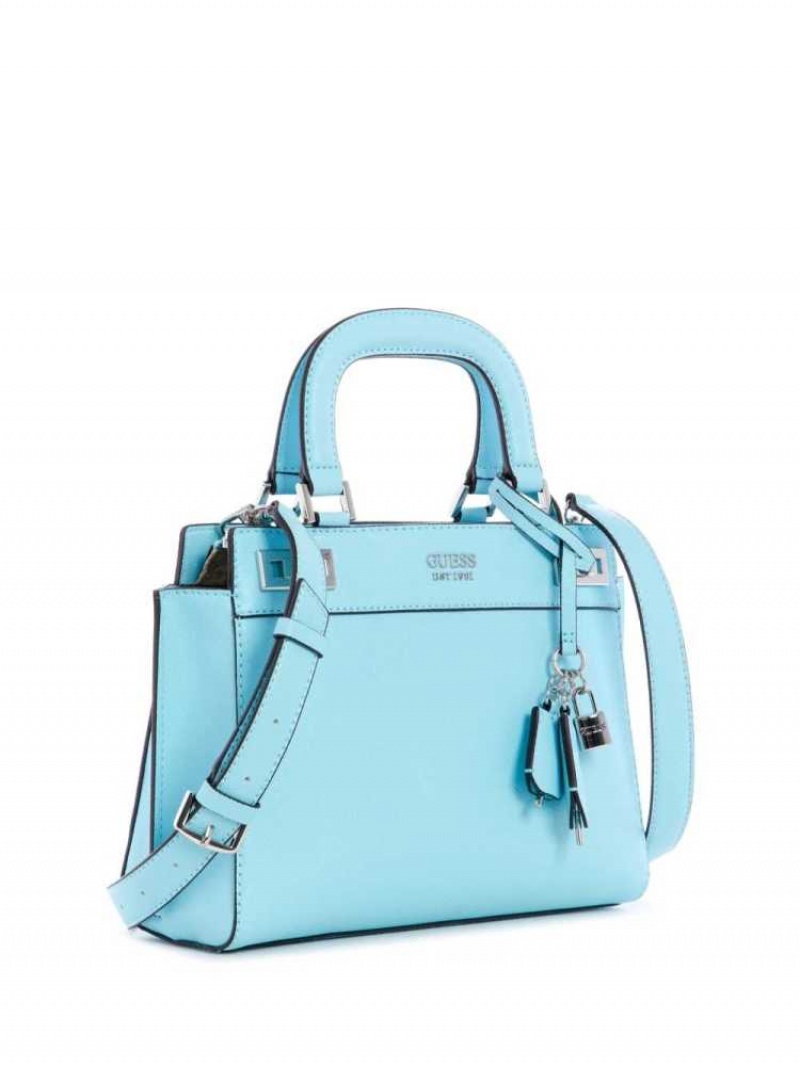 Cartable Guess Katey Girlfriend Femme Turquoise Clair | 47392-PIKD