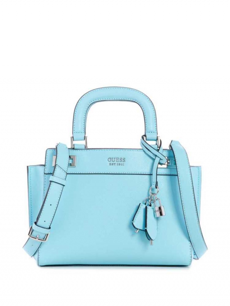 Cartable Guess Katey Girlfriend Femme Turquoise Clair | 47392-PIKD