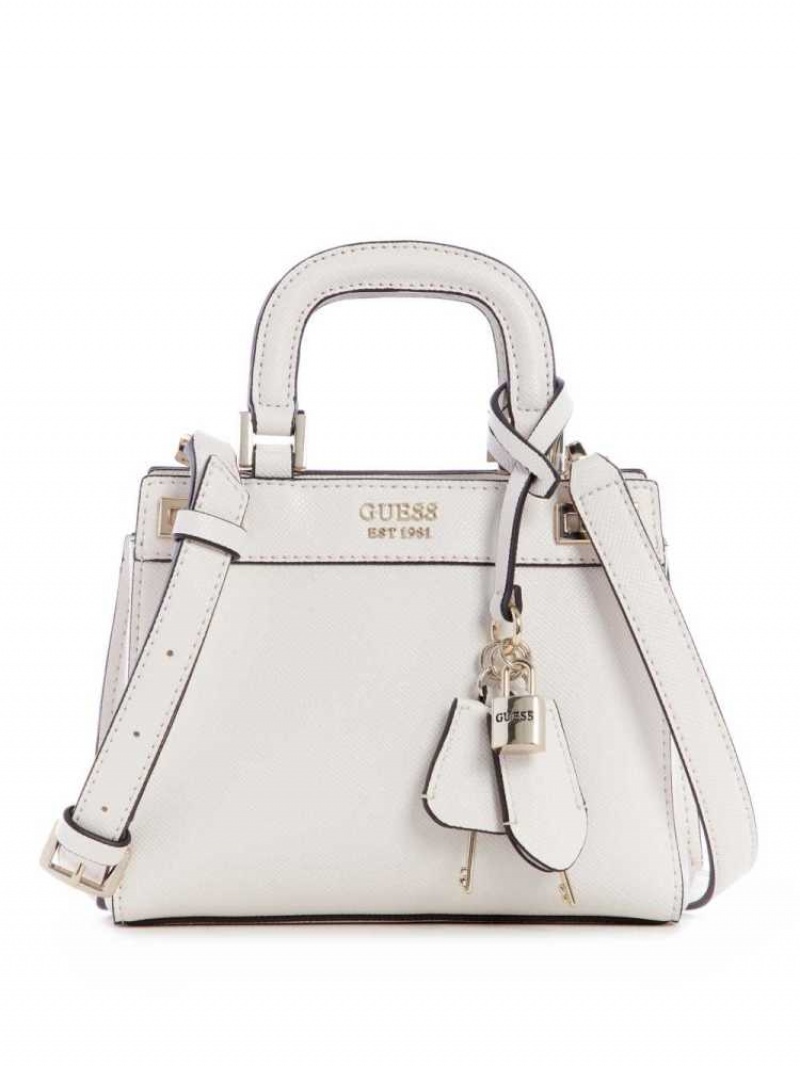 Cartable Guess Katey Mini Femme Grise | 17968-BCZQ