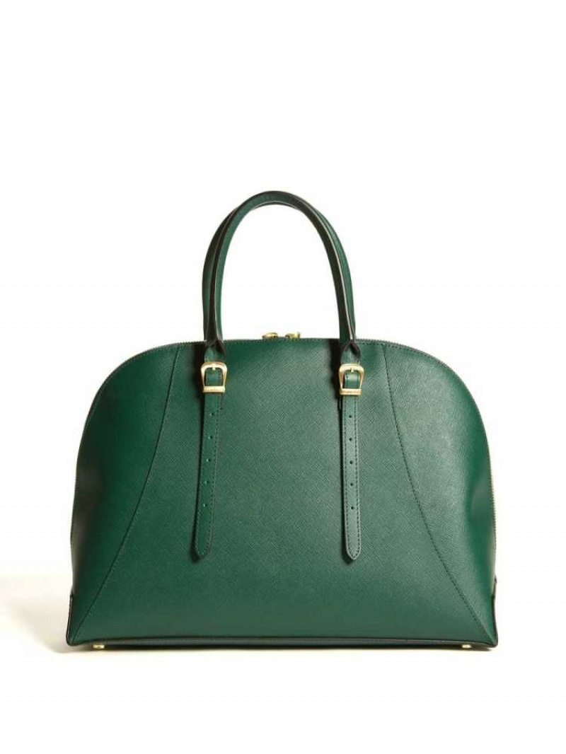 Cartable Guess Lady Luxe Dome Femme Vert Foncé | 09325-MFCB