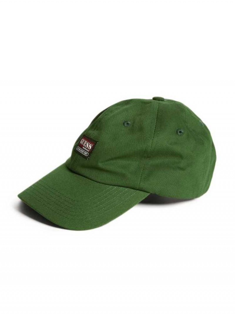 Chapeaux Guess Originale Dad Homme Vert Foncé | 04631-VBUI