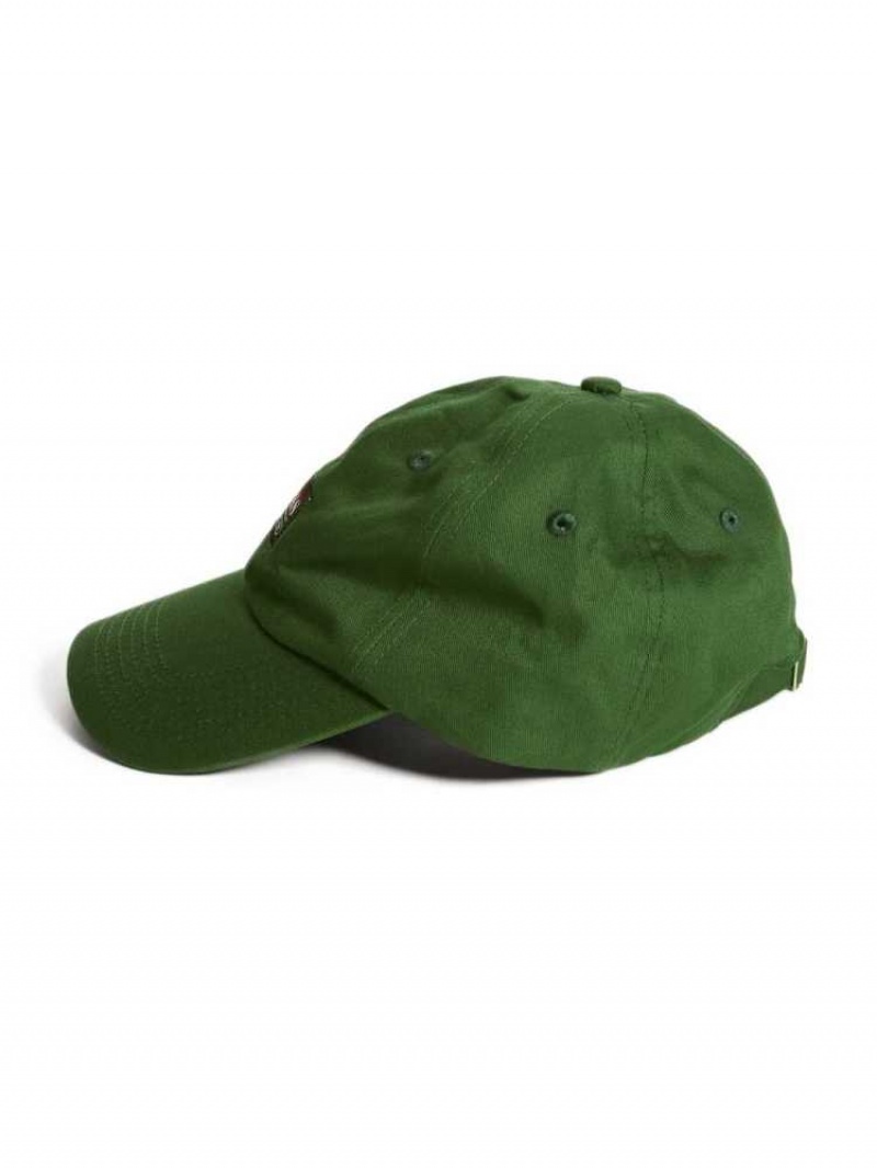 Chapeaux Guess Originale Dad Homme Vert Foncé | 04631-VBUI