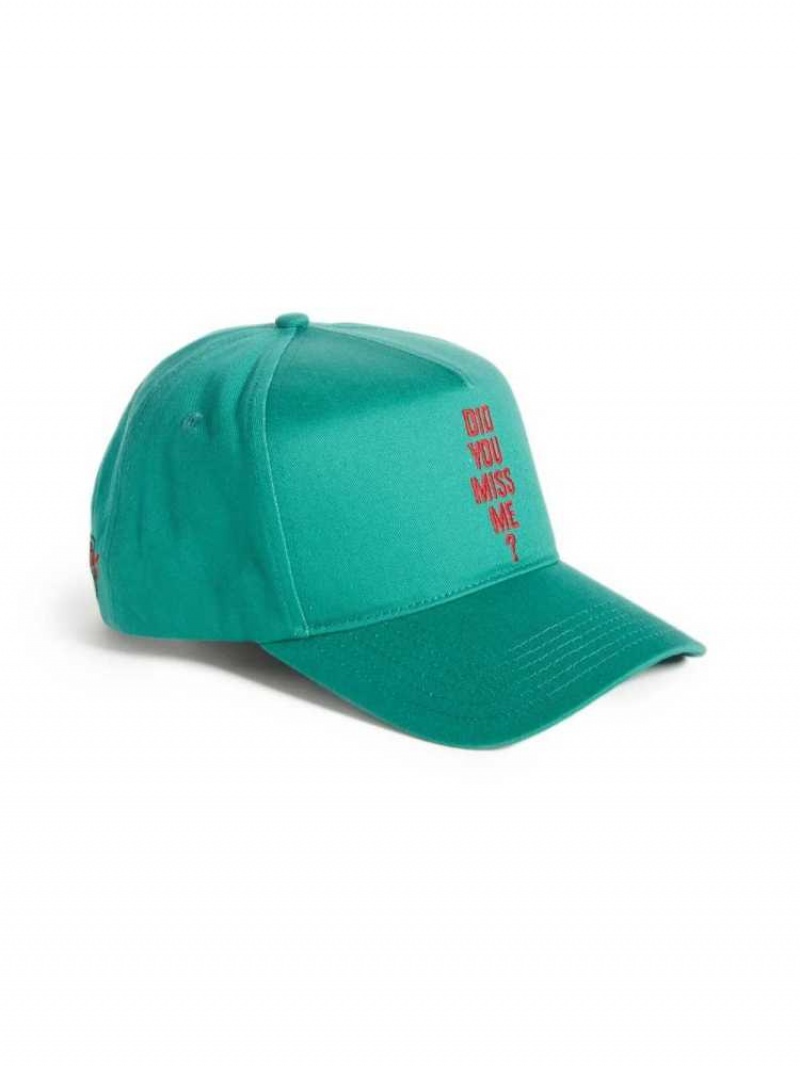 Chapeaux Guess Originale x Anna Nicole Smith Miss Me Femme Vert Bleu | 24386-BONP