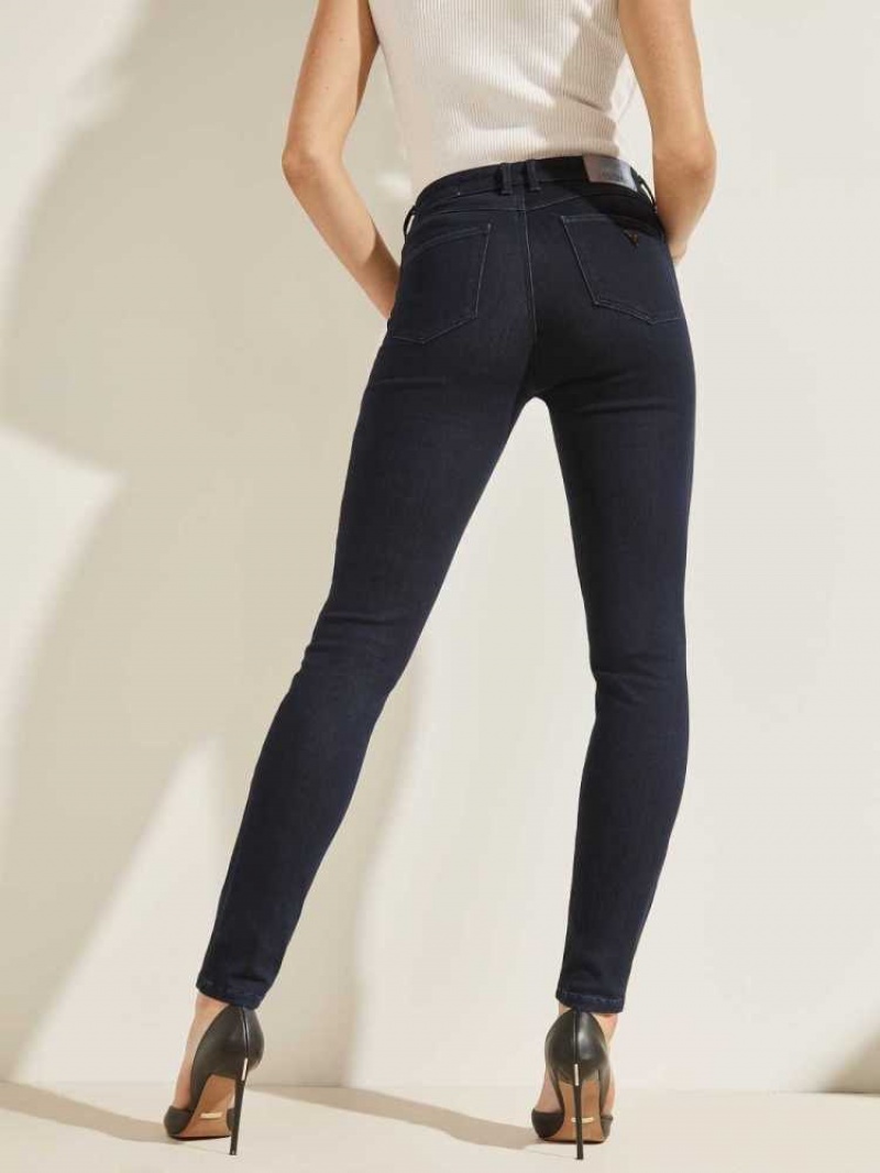 Jean Guess 1981 Mince Femme Bleu | 03541-VJGM