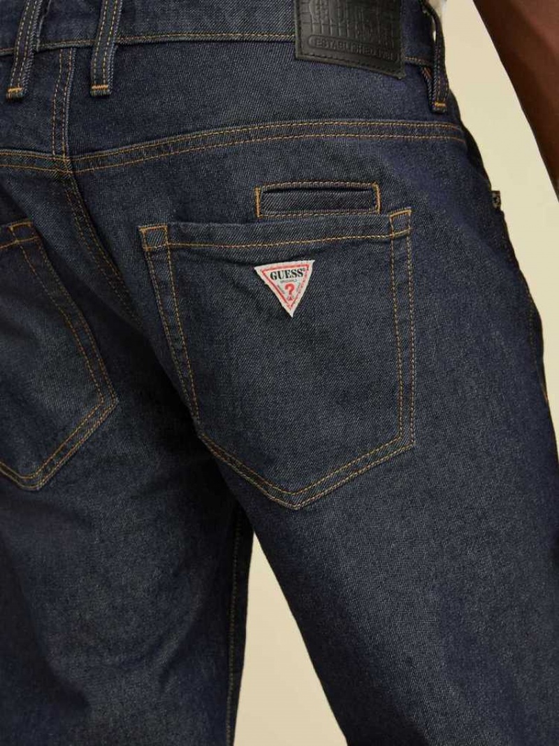 Jean Guess Originale Slim Droit Homme Lavage Foncé | 17254-QFDE