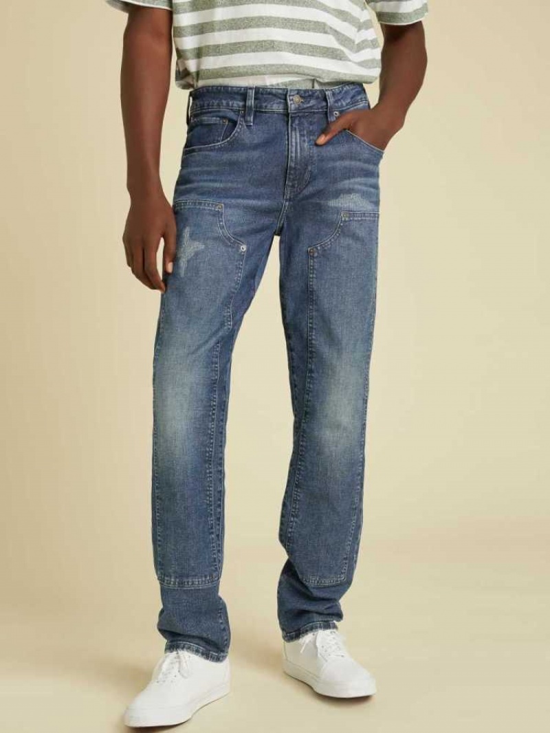 Jean Guess Originale Tactical Slim Droit Homme Lavage | 91248-DOBZ