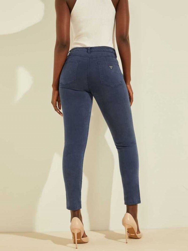 Jean Guess Pastel Sexy Curve Mince Femme Bleu | 04831-XGSB