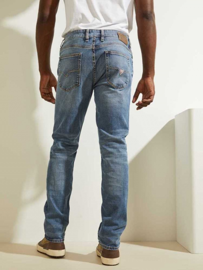 Jean Guess Slim Droit Homme Bleu Clair | 95160-RFQV