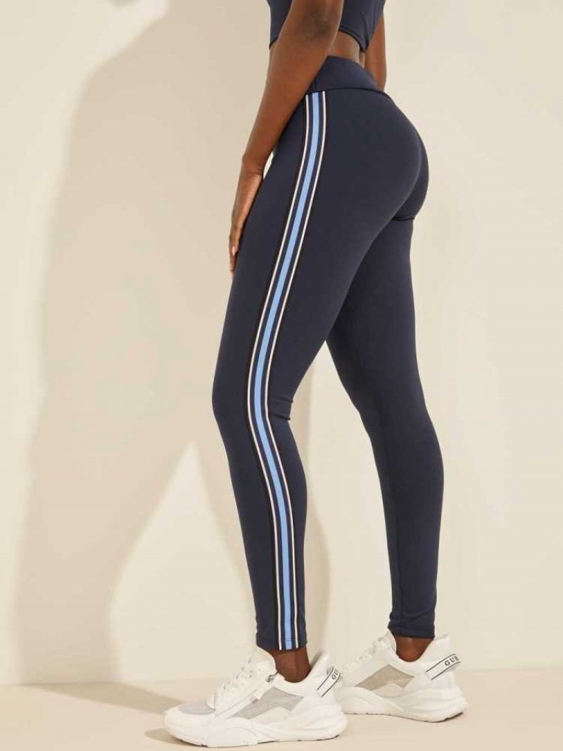 Leggings Guess Ethel Femme Bleu | 10765-HNXS