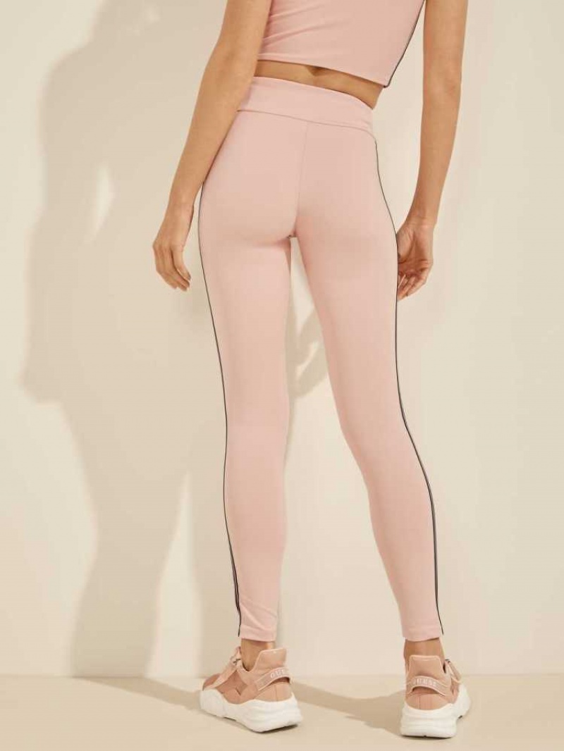 Leggings Guess Ethel Femme Rose Rose | 76543-VWLD