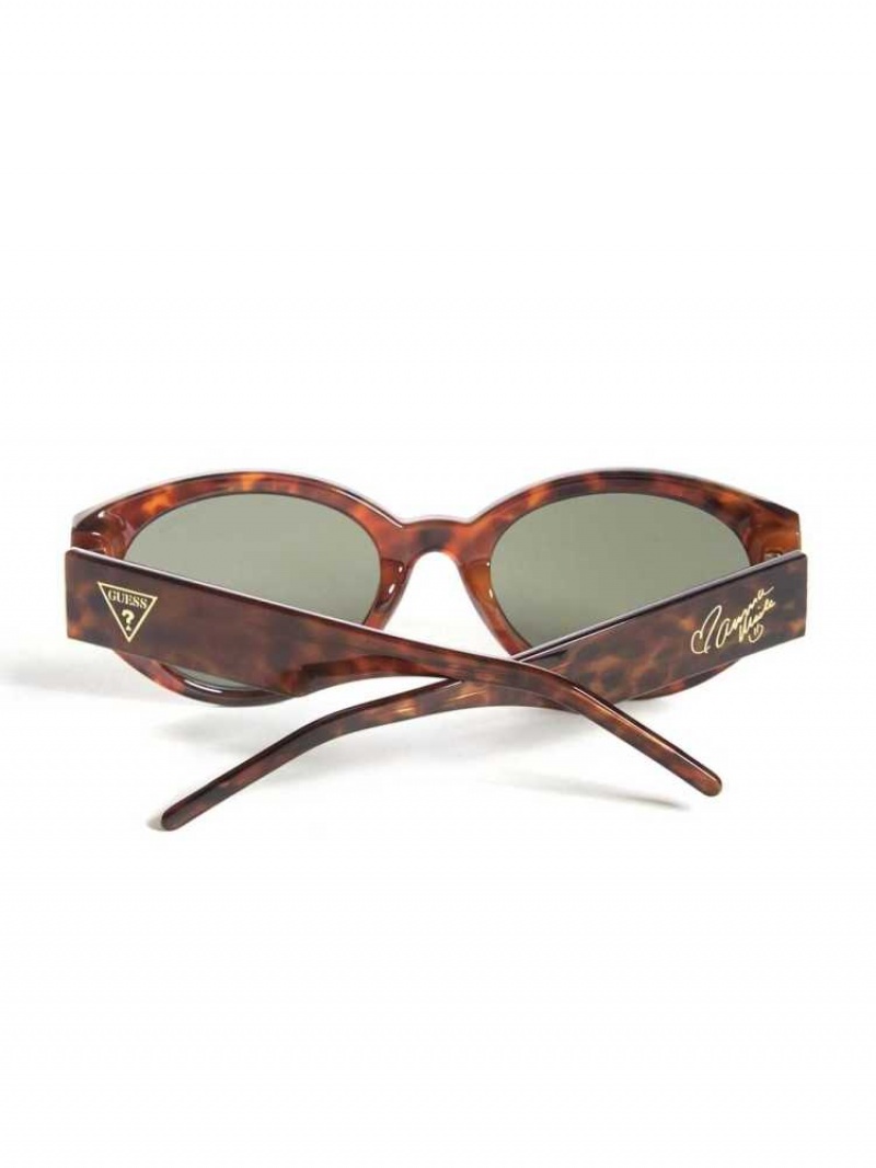 Lunette de Soleil Guess Originale x Anna Nicole Smith Femme Fleur Marron | 46923-KBCX