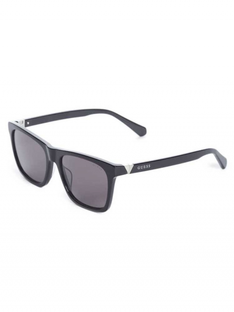 Lunette de Soleil Guess Square Homme Noir | 20194-UMOI