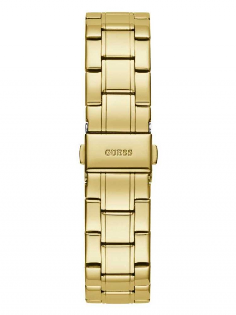 Montre Guess Black And Gold-Tone Analog Femme Multicolore | 62059-NATS