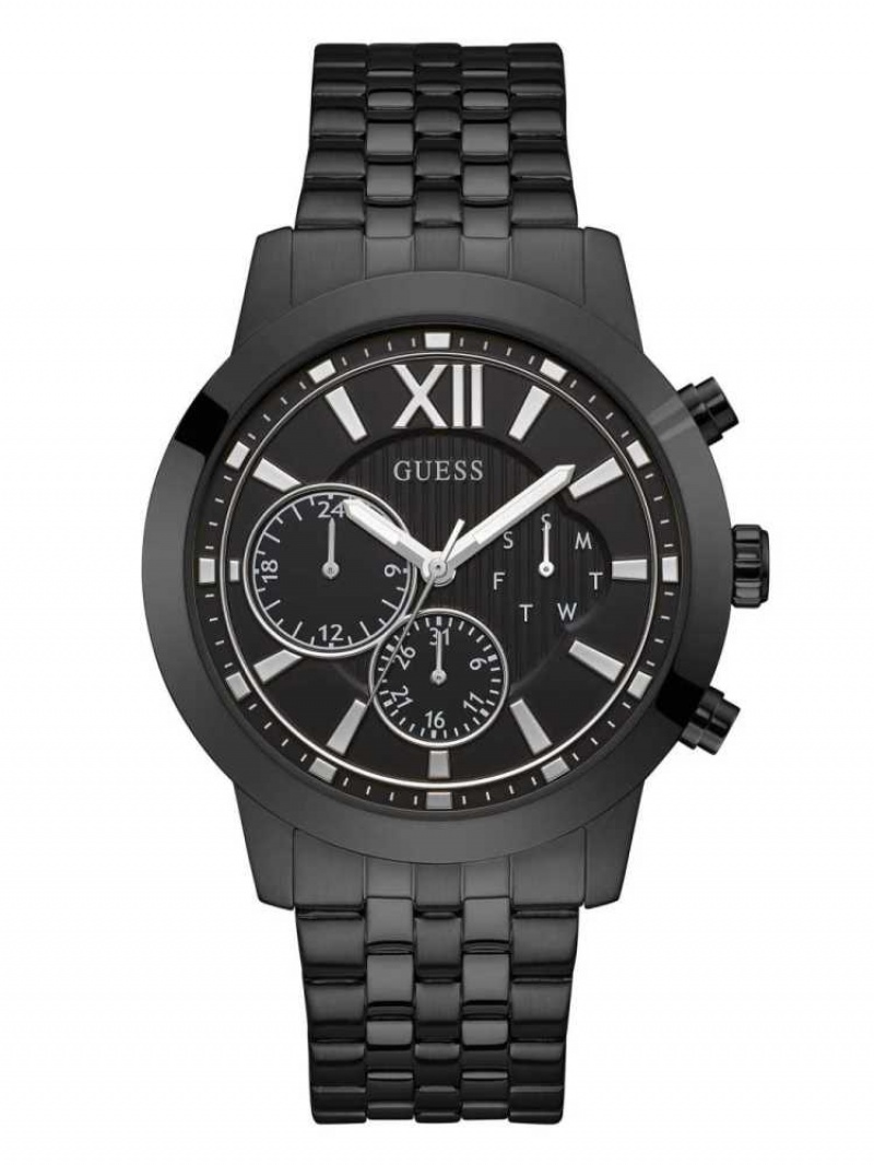 Montre Guess Black Multifonction Homme Noir | 03241-NFIY