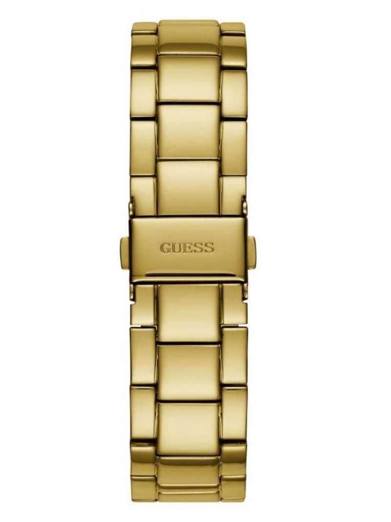 Montre Guess Black and Gold-Tone Chronographe Femme Doré | 13967-WHLK