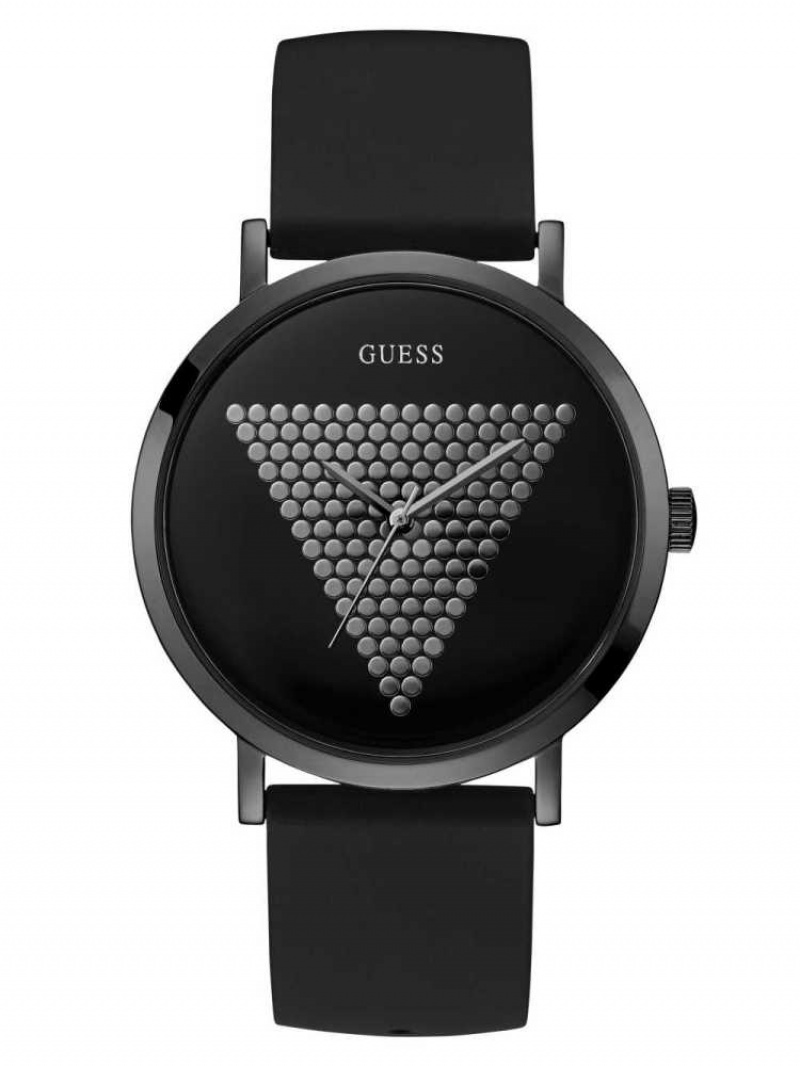 Montre Guess Black and Hematite-Tone Analog Homme Noir | 61238-HQXR