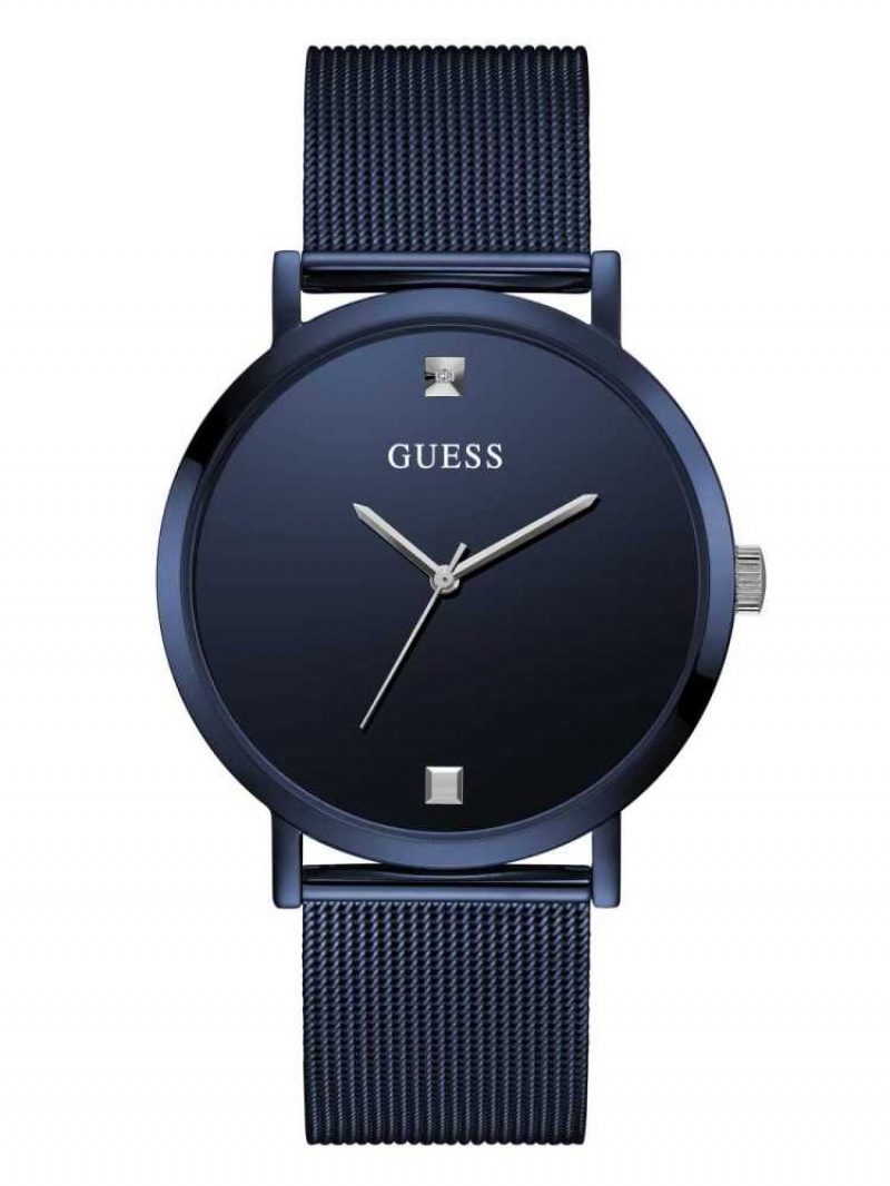 Montre Guess Blue Mesh Diamond Analog Homme Multicolore | 52971-IPVM