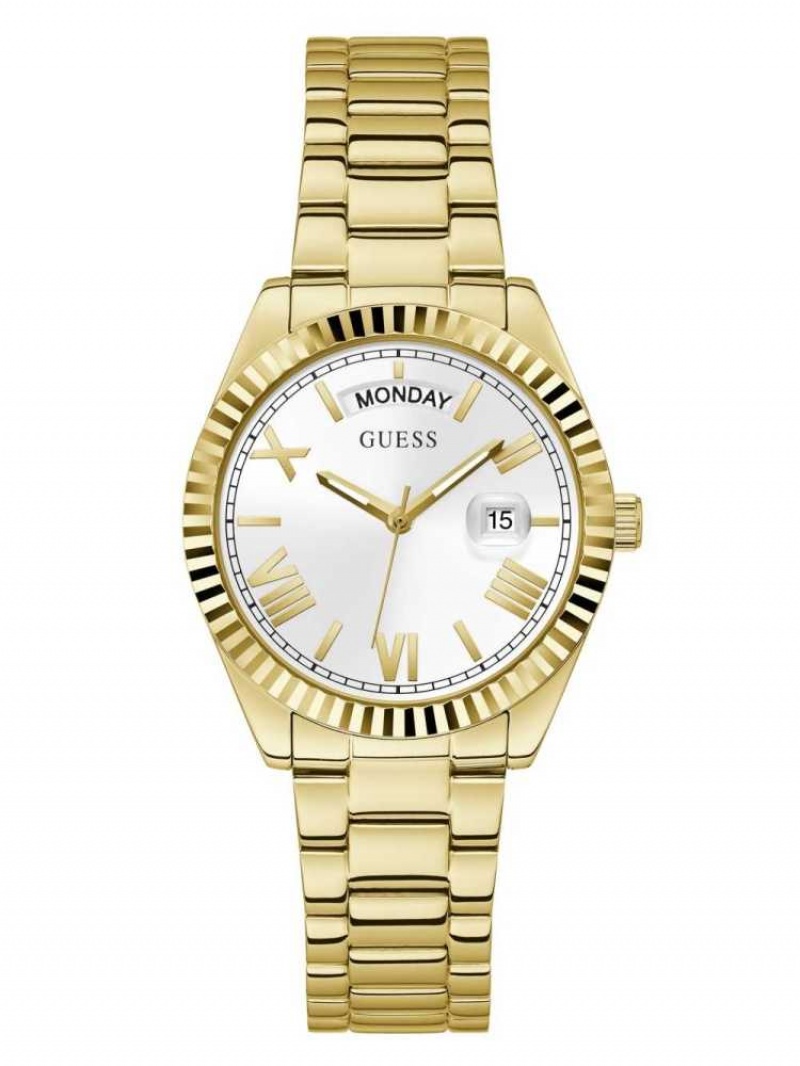 Montre Guess Gold-Tone Analog Femme Multicolore | 14052-DBQV