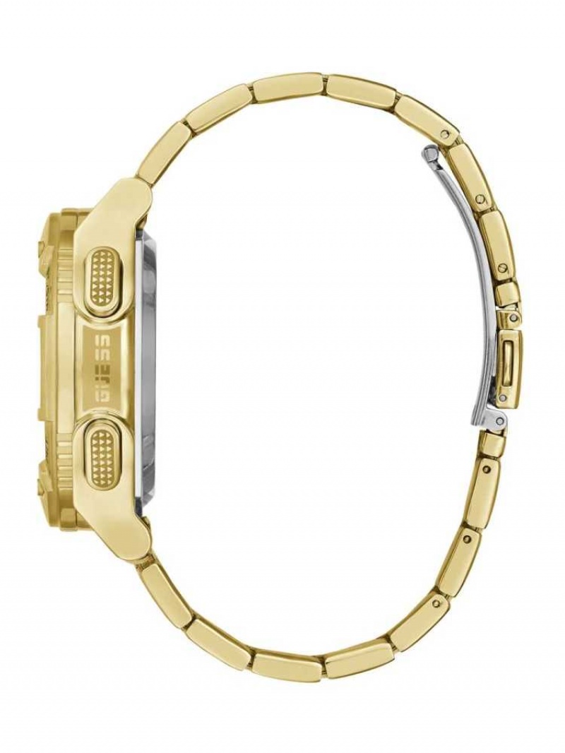 Montre Guess Gold-Tone Digital Homme Multicolore | 84170-DPYM