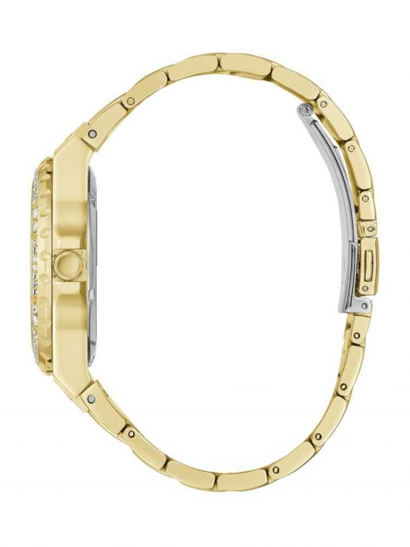 Montre Guess Gold-Tone Exposed Dial Analog Femme Multicolore | 26059-PDRI