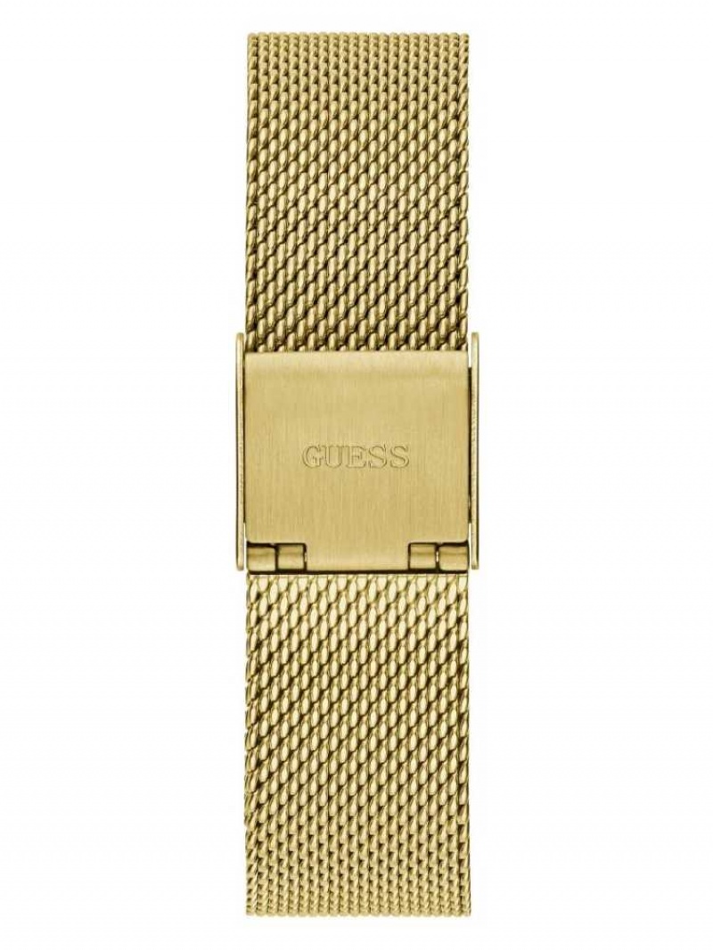 Montre Guess Gold-Tone Mesh Analog Femme Multicolore | 29183-IAJL