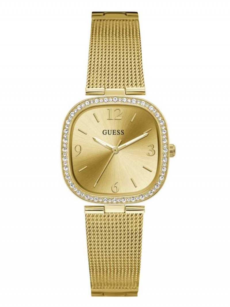 Montre Guess Gold-Tone Mesh Analog Femme Multicolore | 29183-IAJL