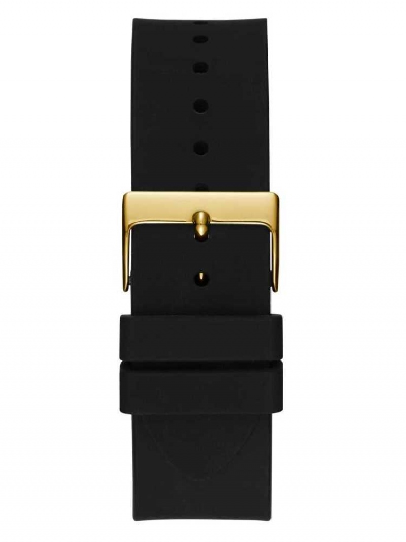 Montre Guess Gold-Tone Multifonction Homme Noir | 05762-NCBZ