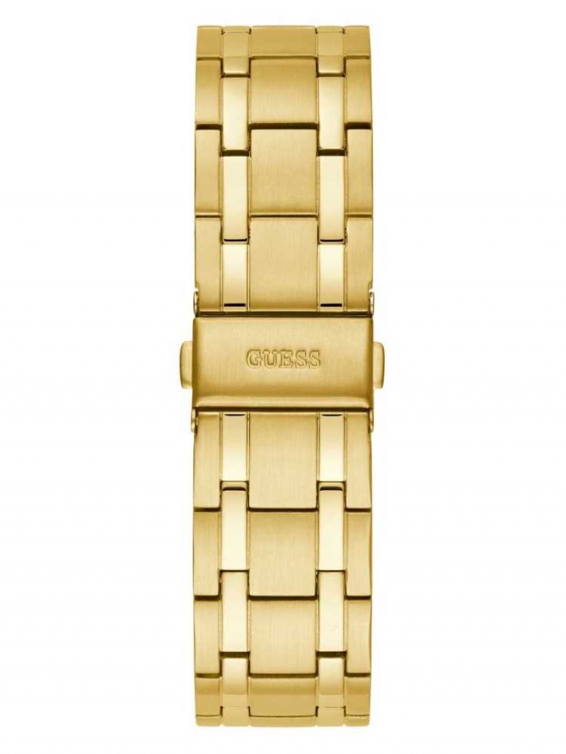 Montre Guess Gold-Tone and Black Analog Homme Multicolore | 67941-ASCI