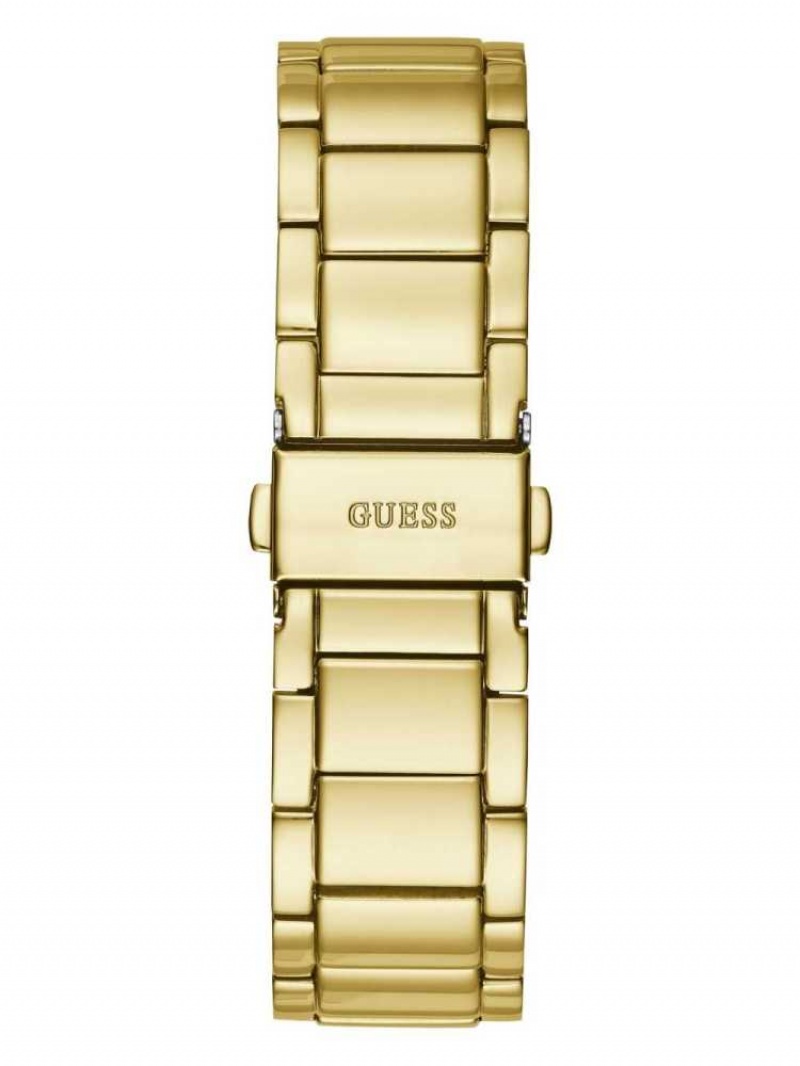 Montre Guess Gold-Tone and Crystal Multifonction Femme Multicolore | 91785-CUZO