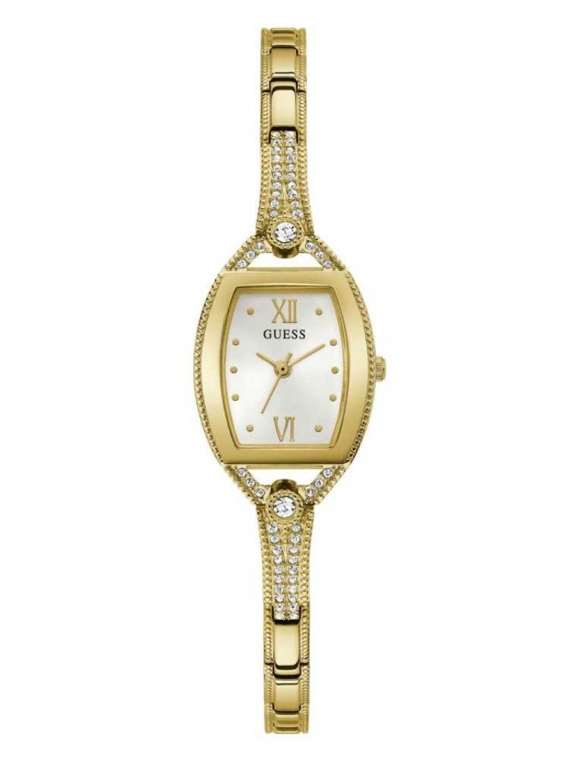 Montre Guess Gold-Tone and Rhinestone Analog Femme Multicolore | 45273-RDML