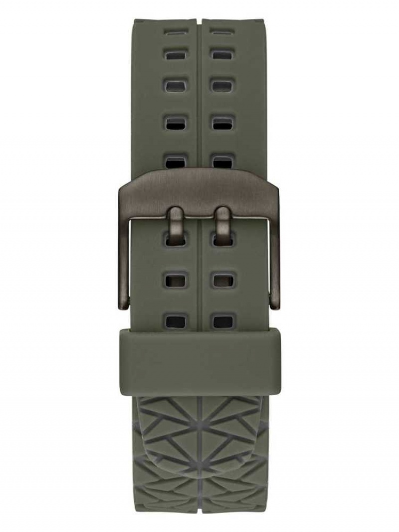 Montre Guess Olive Green and Black Digital Homme Multicolore | 24316-LJAV