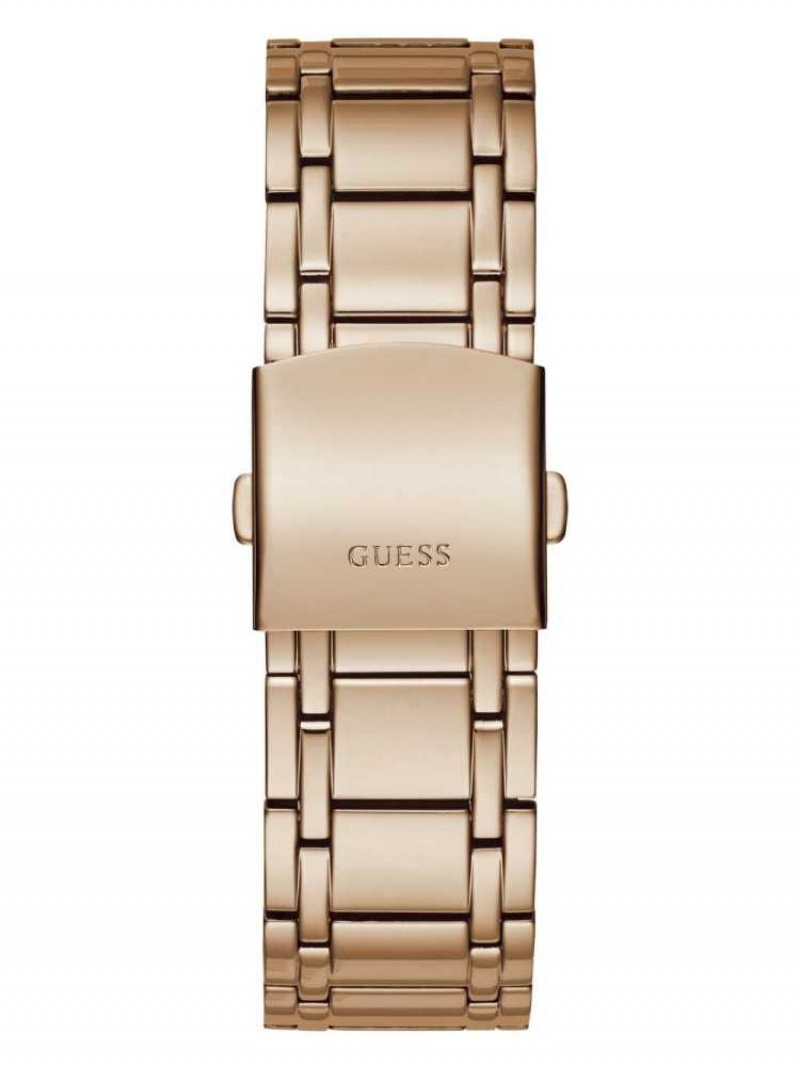 Montre Guess Paragon Rose Gold-Tone Analog Homme Multicolore | 87321-QBLZ