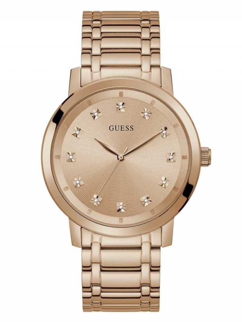 Montre Guess Paragon Rose Gold-Tone Analog Homme Multicolore | 87321-QBLZ