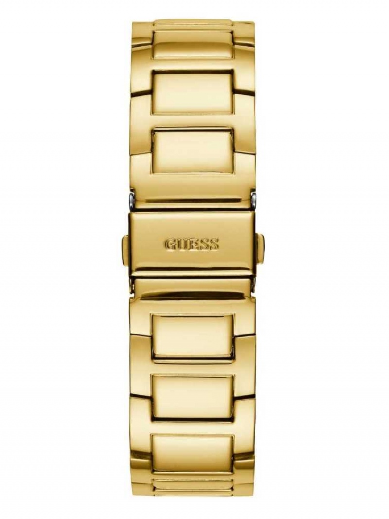 Montre Guess Rhinestone Gold-Tone Multifonction Femme Doré | 35801-TFDP