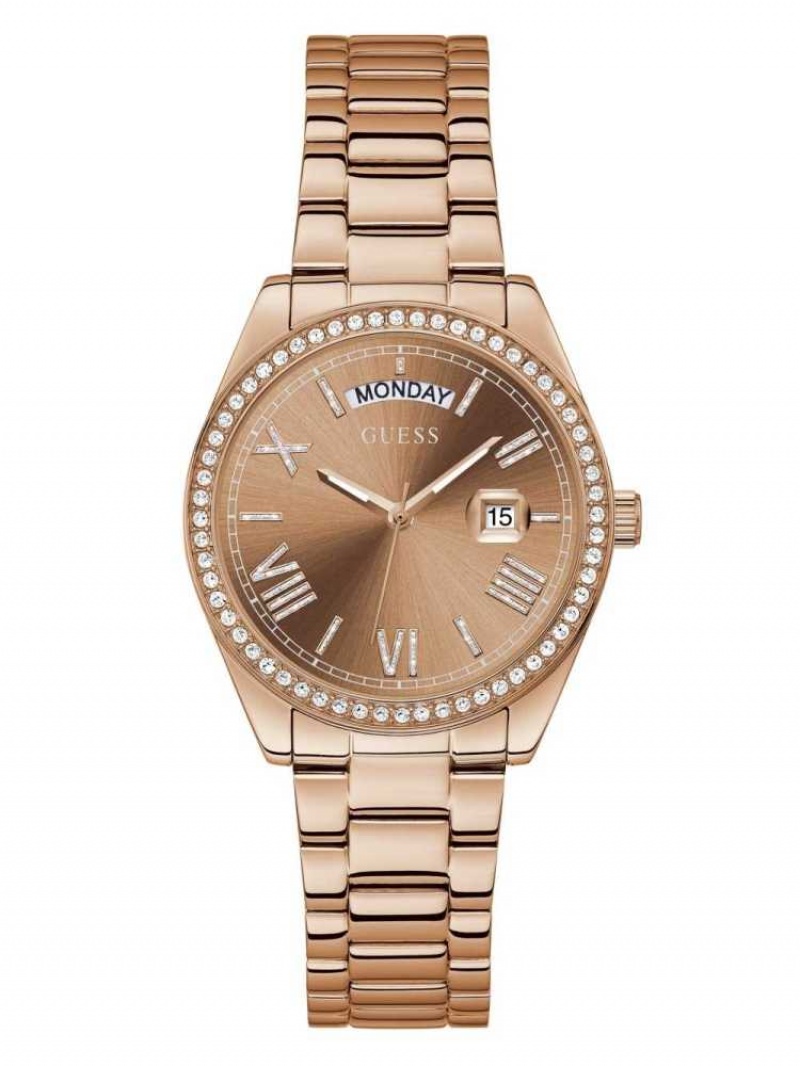 Montre Guess Rose Gold-Tone Analog Femme Multicolore | 98514-FQBG