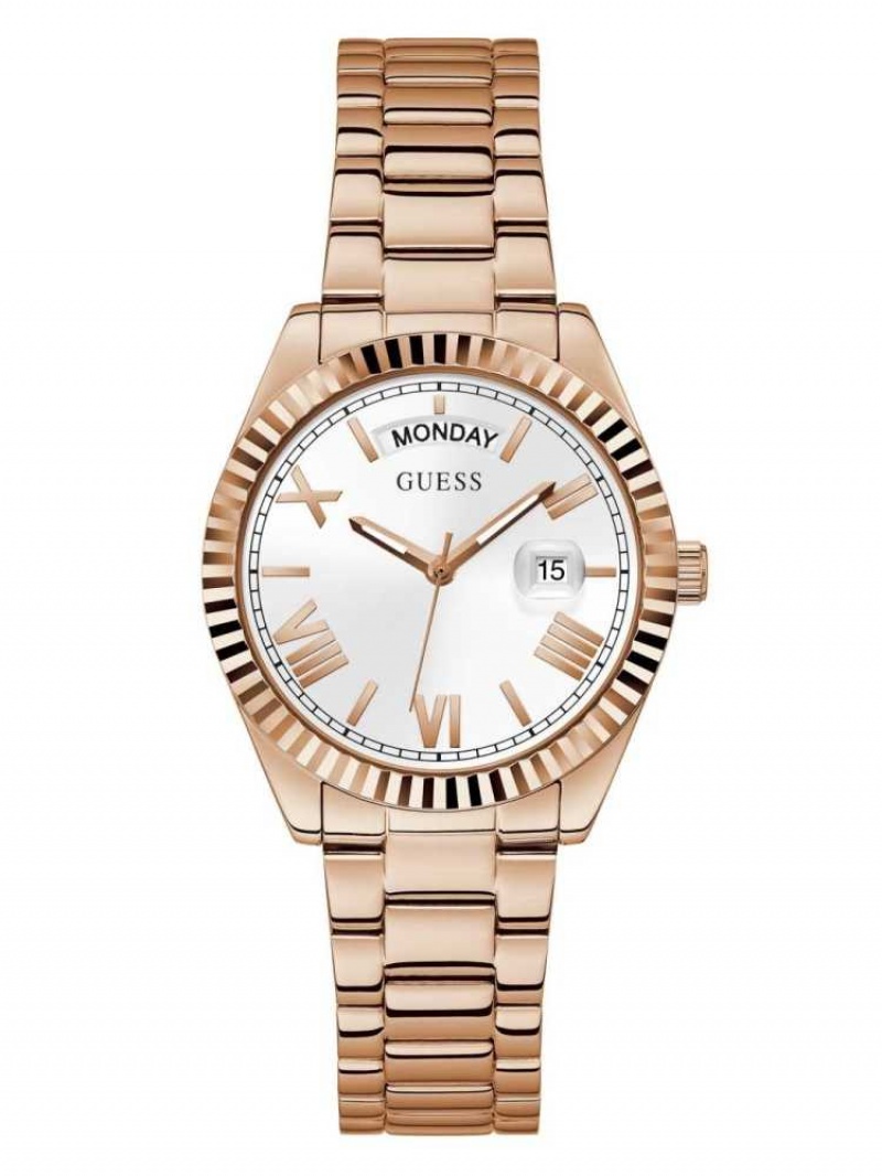 Montre Guess Rose Gold-Tone Analog Femme Multicolore | 69857-ZTRP