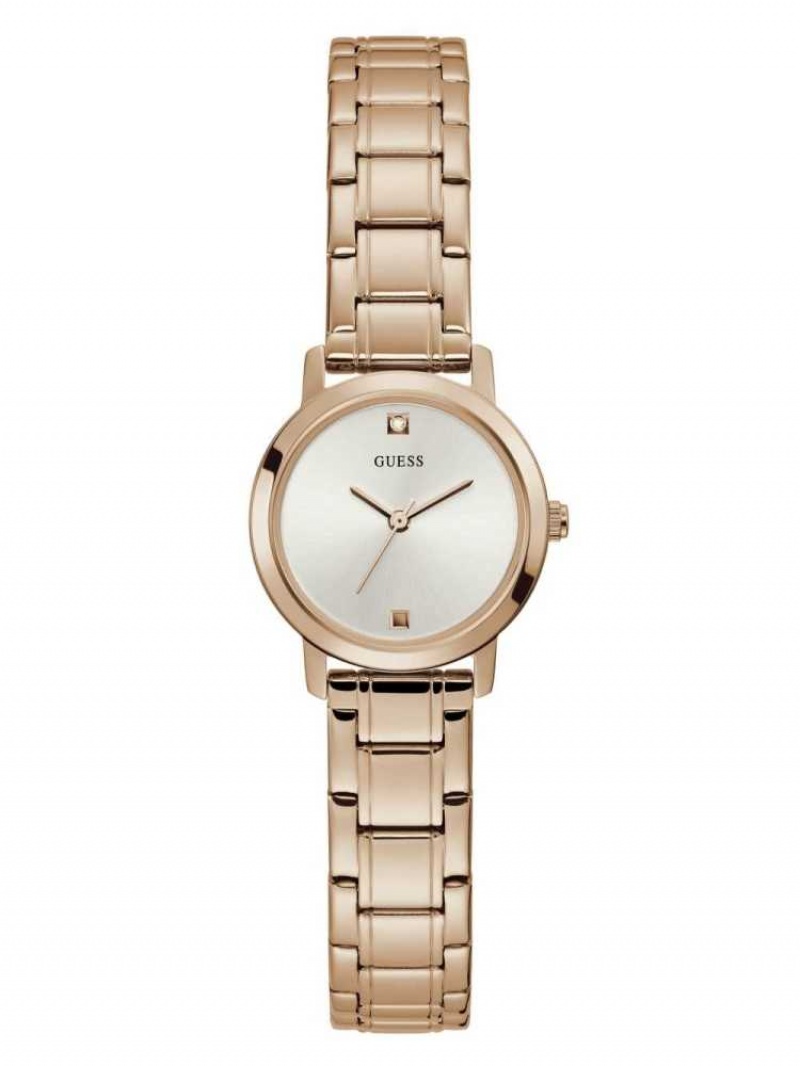 Montre Guess Rose Gold-Tone Diamond Analog Femme Multicolore | 96187-MNPB