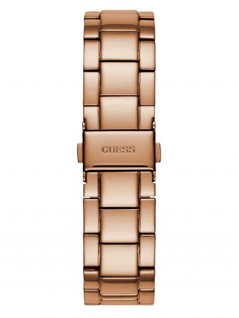 Montre Guess Rose Gold-Tone Femme Doré | 63280-VFHE