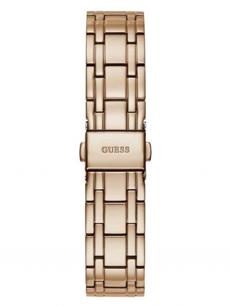 Montre Guess Rose Gold-Tone and Diamond Analog Femme Multicolore | 97423-PTOX