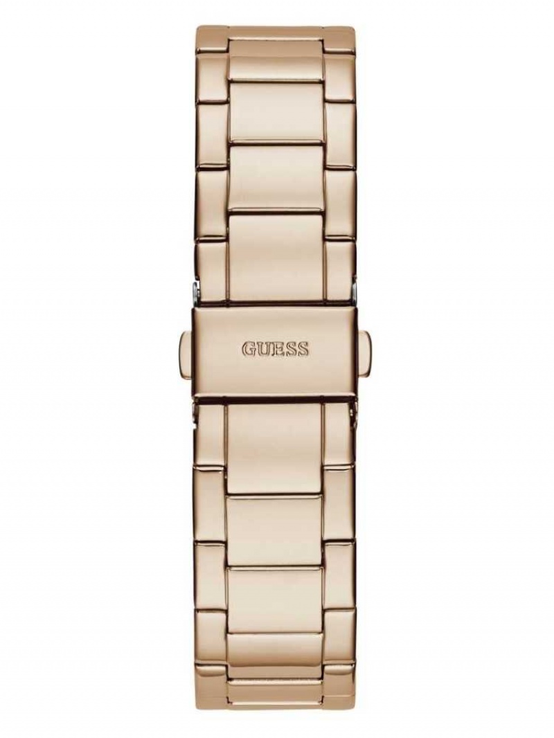 Montre Guess Rose Gold-Tone and Rhinestone Multifonction Femme Multicolore | 70865-BQYS