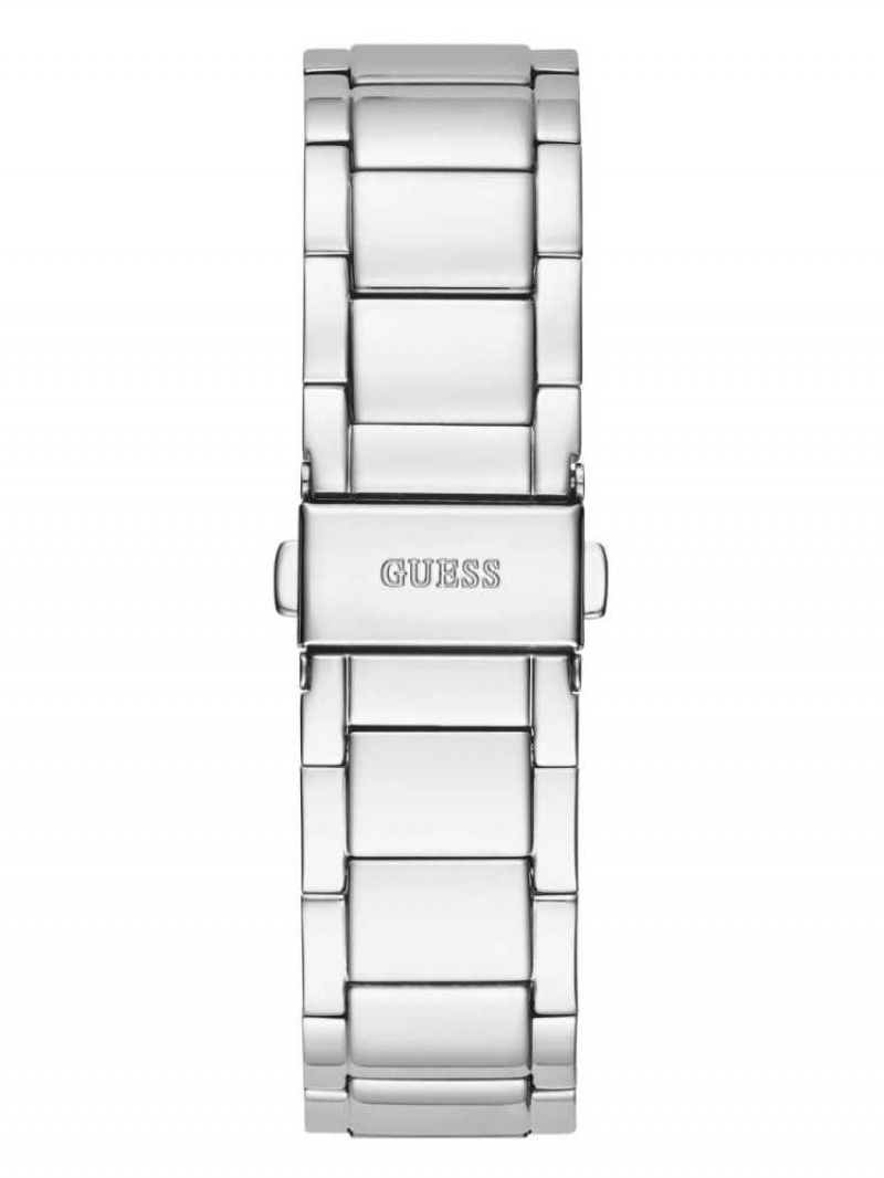 Montre Guess Silver-Tone Exposed Dial Analog Femme Multicolore | 16473-LWQF