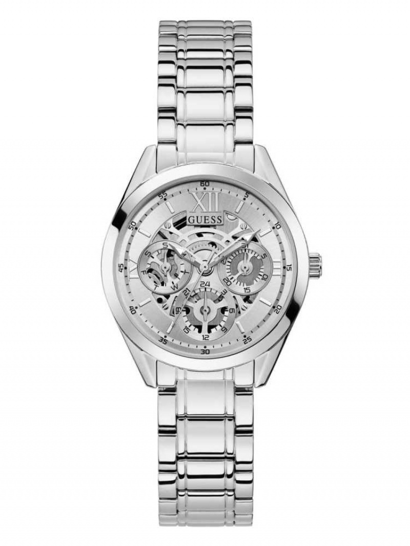 Montre Guess Silver-Tone Multifonction Femme Multicolore | 45871-RMOS