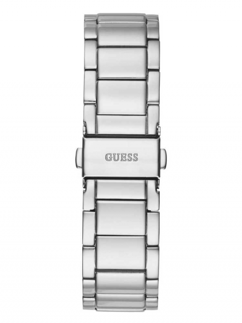 Montre Guess Silver-Tone and Crystal Multifonction Femme Multicolore | 86305-WVLG