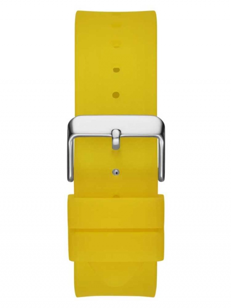 Montre Guess Yellow Plastic and Silicone Multifonction Homme Multicolore | 51923-ERLO