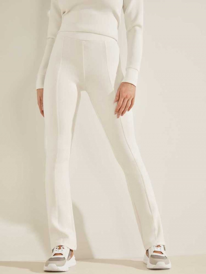 Pantalon Guess Eco Brenda Active Femme Blanche | 01289-ERTY