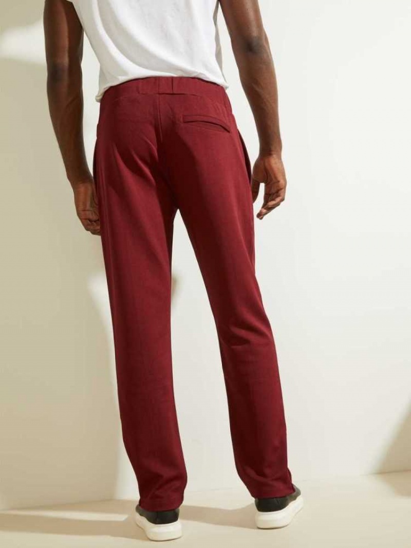 Pantalon Guess Eco Phil Homme Bordeaux | 82561-JKQB